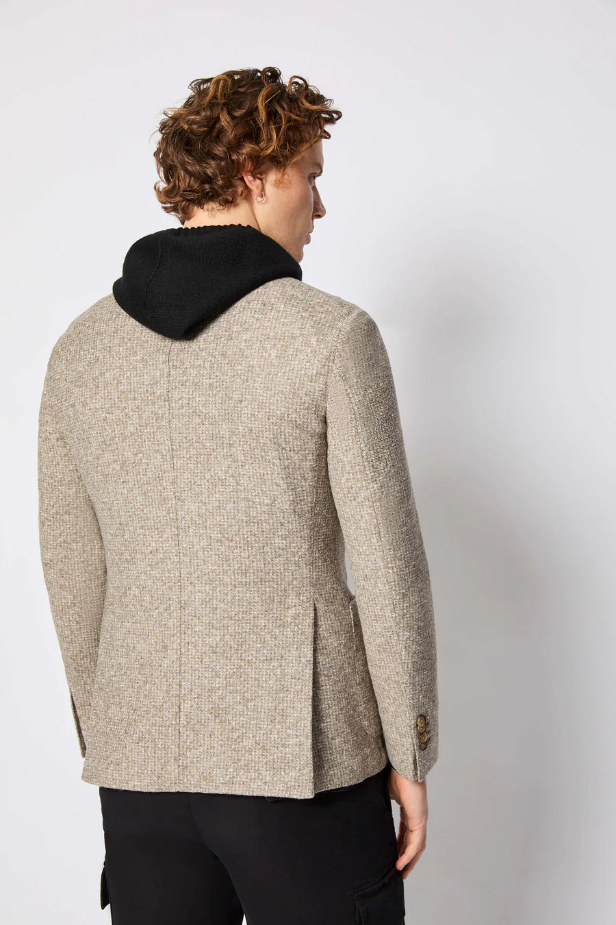 L.B.M. 1911 Giacca in Jersey beige