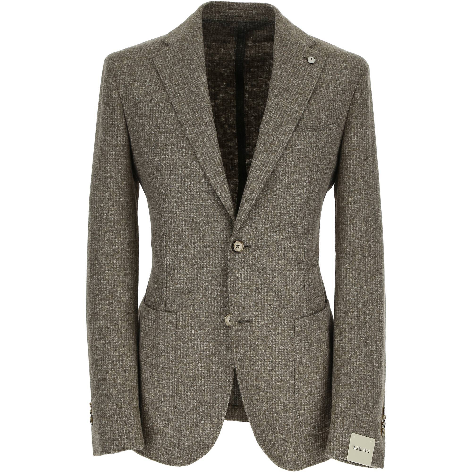 L.B.M. 1911 Giacca in Jersey beige