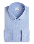 Xacus Camicia collo francese  fantasia armaturato blu
