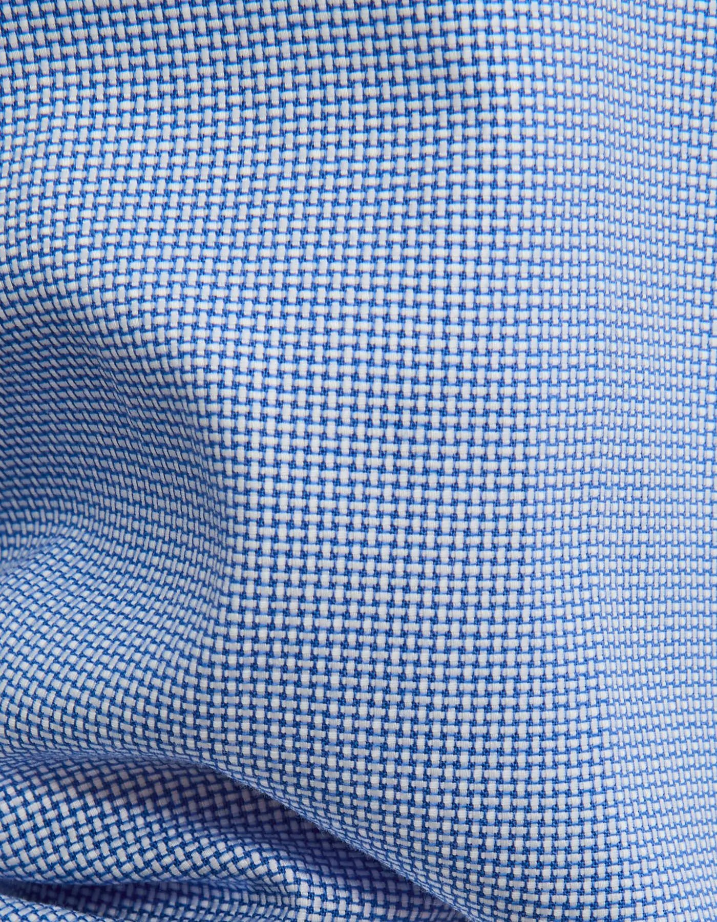Xacus Camicia collo francese  fantasia armaturato blu