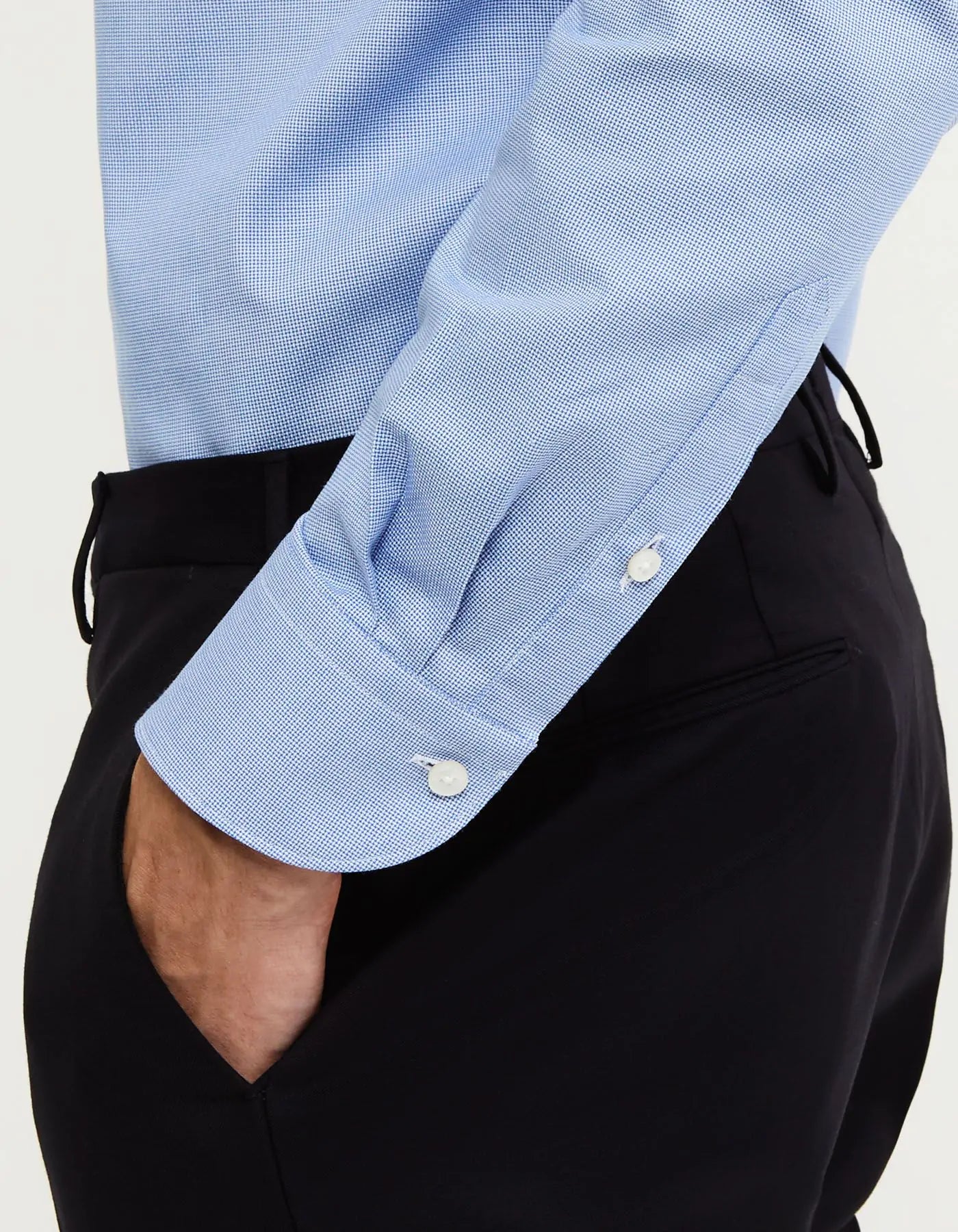 Xacus Camicia collo francese  fantasia armaturato blu