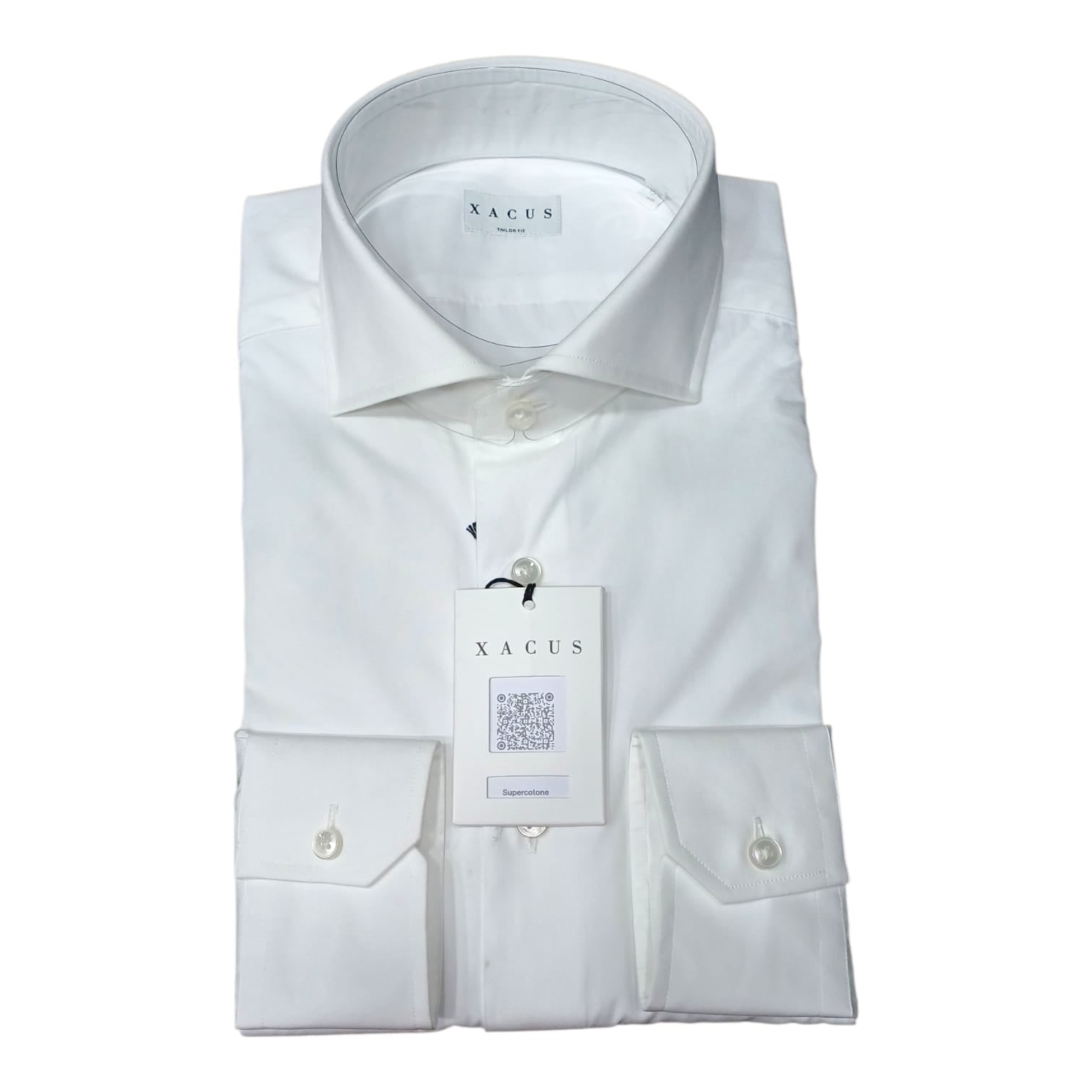 Xacus Camicia twill bianco