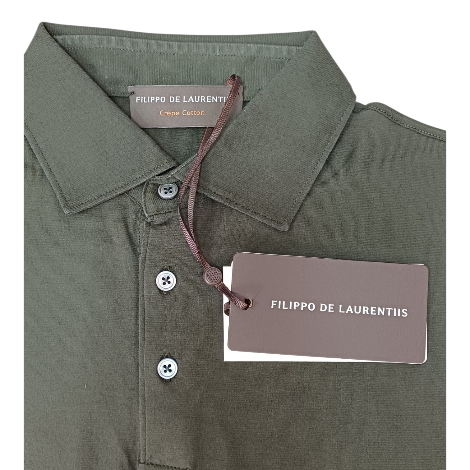 Filippo De Laurentiis Polo in crepe cotton