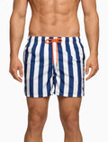 Gallo boxer mare uomo righe bicolore blu