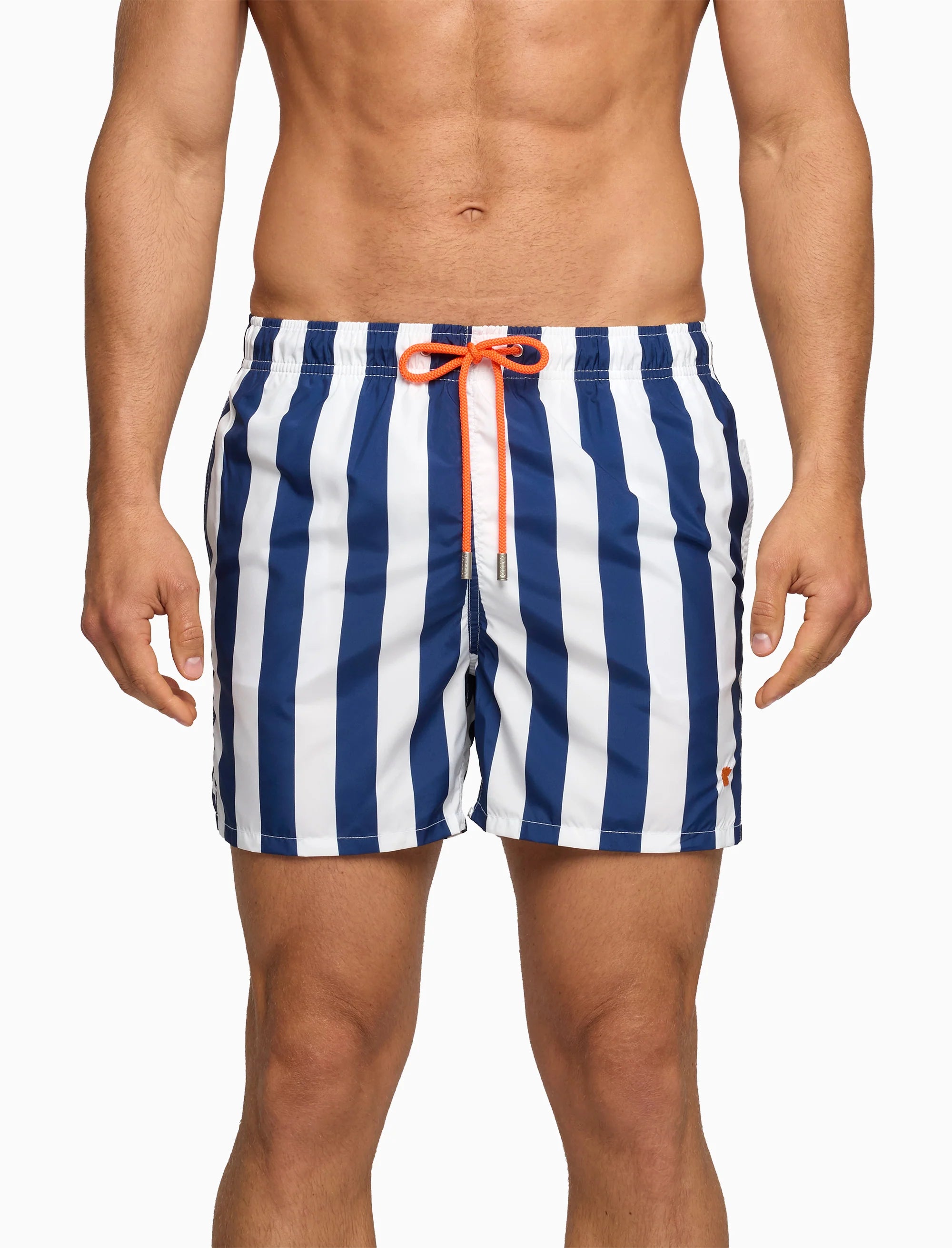 Gallo boxer mare uomo righe bicolore blu