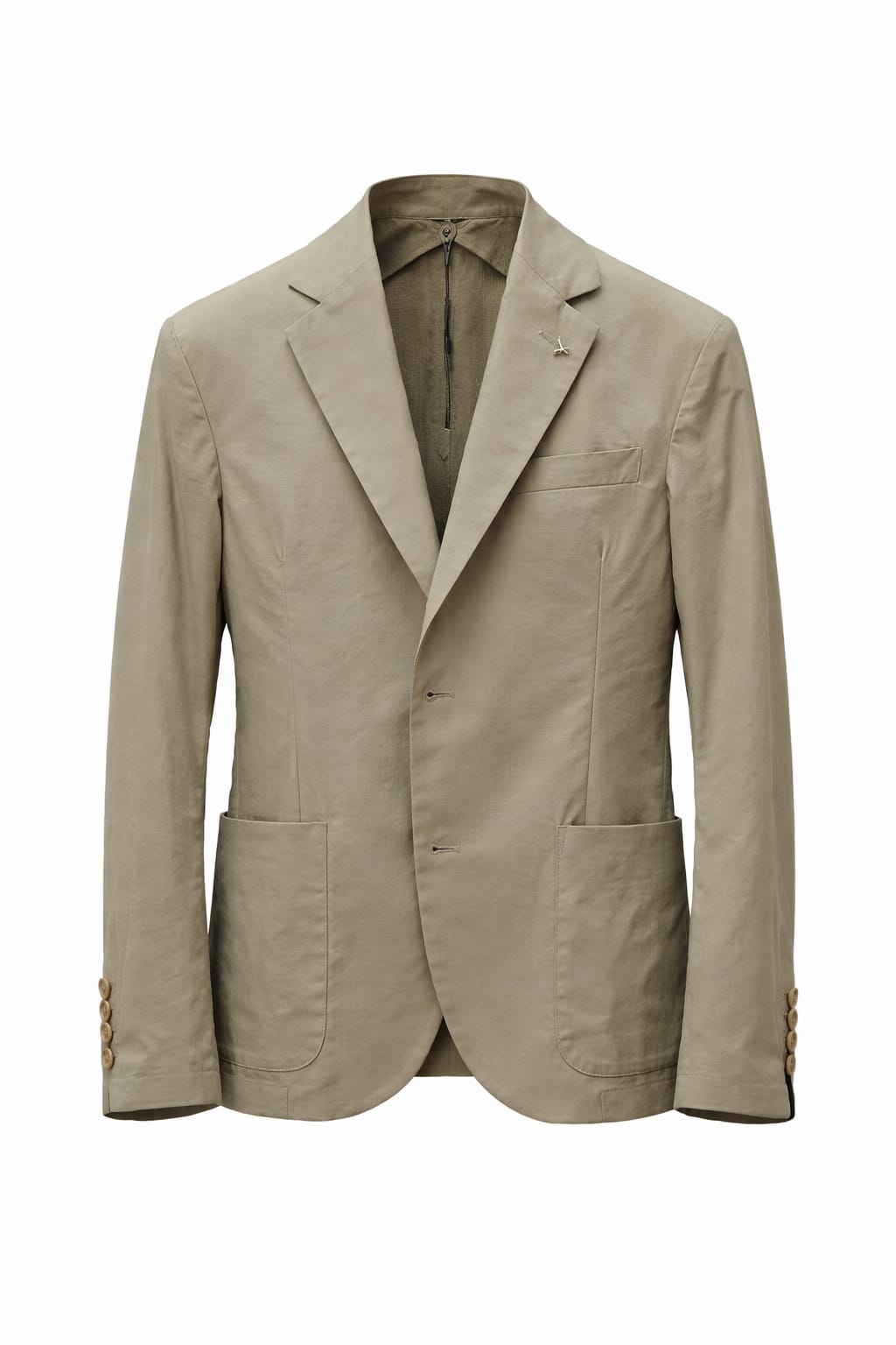 At.p.co Blazer Alan due bottoni in tessuto tecnico