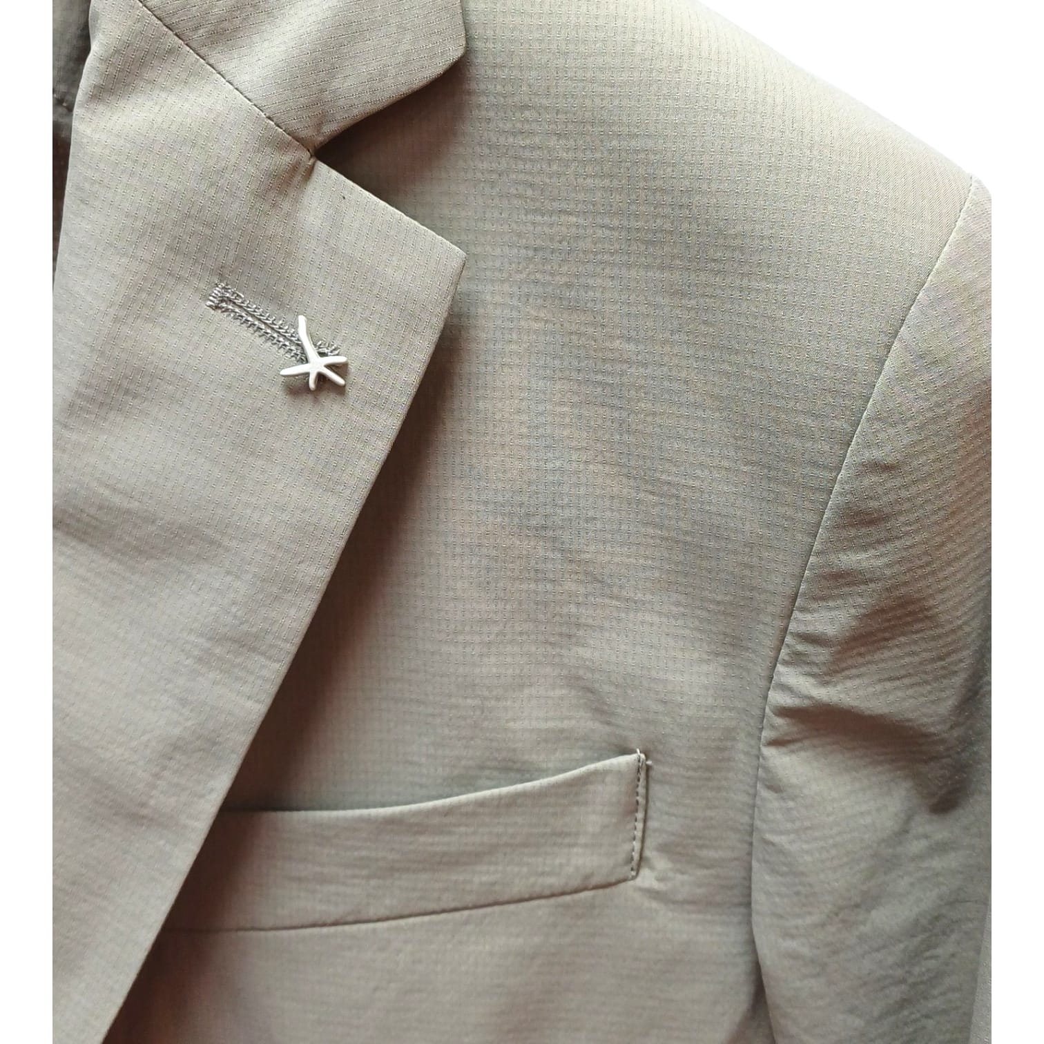 At.p.co Blazer Alan due bottoni in tessuto tecnico
