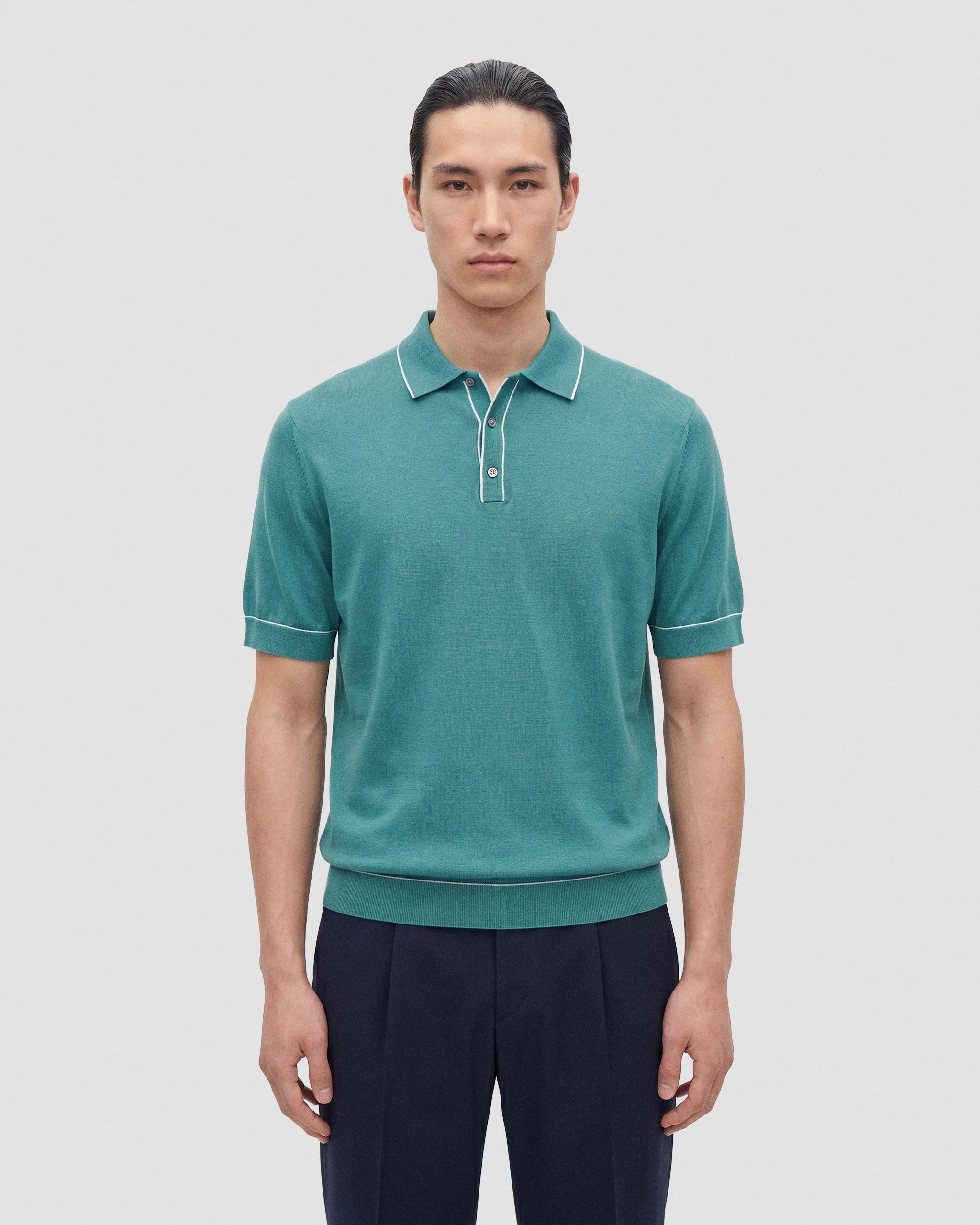 Filippo De Laurentiis Polo in Giza cotton