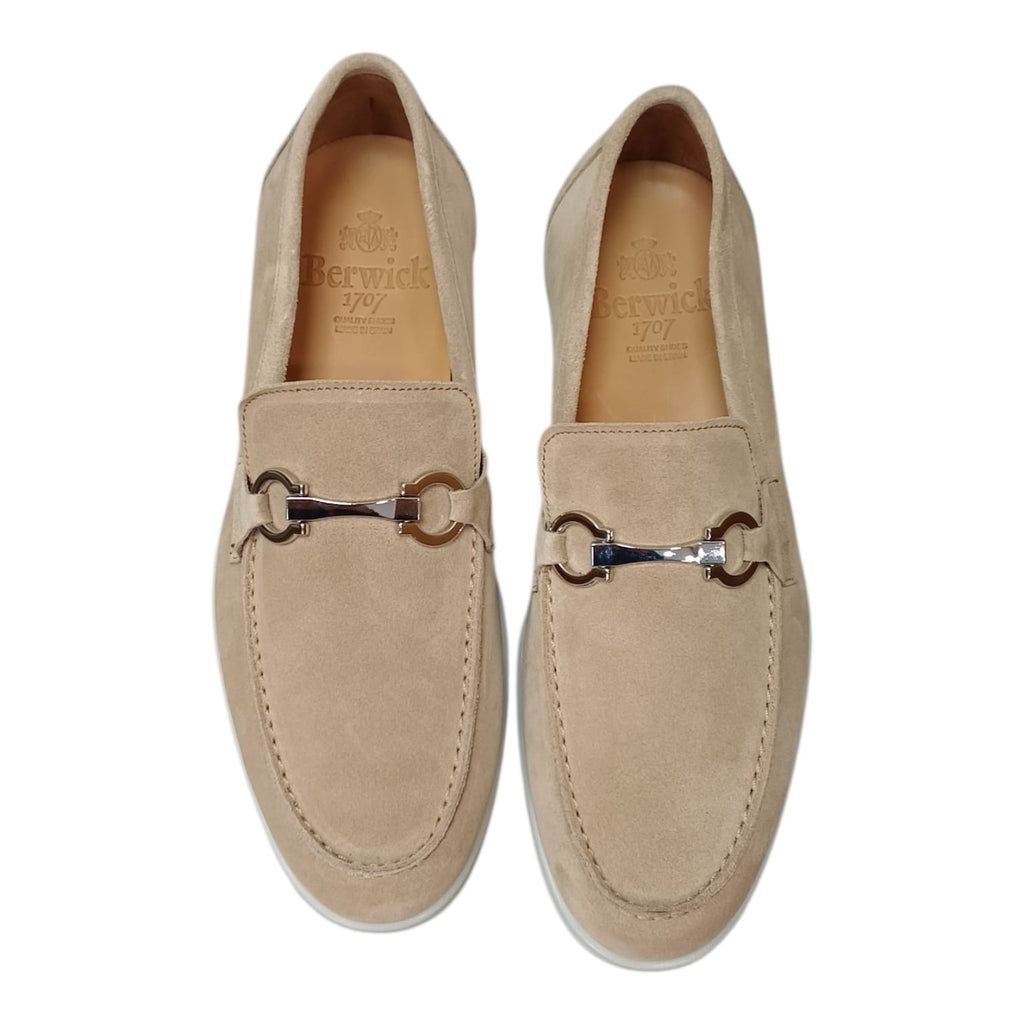 Berwick Mocassino in camoscio beige