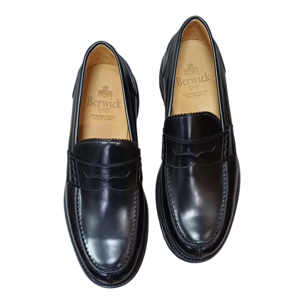 Berwick Mocassino pelle fondo gomma "Vibram"