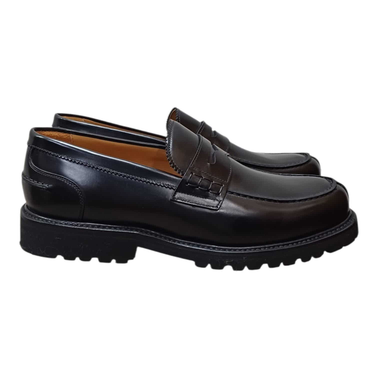 Berwick Mocassino pelle fondo gomma "Vibram"