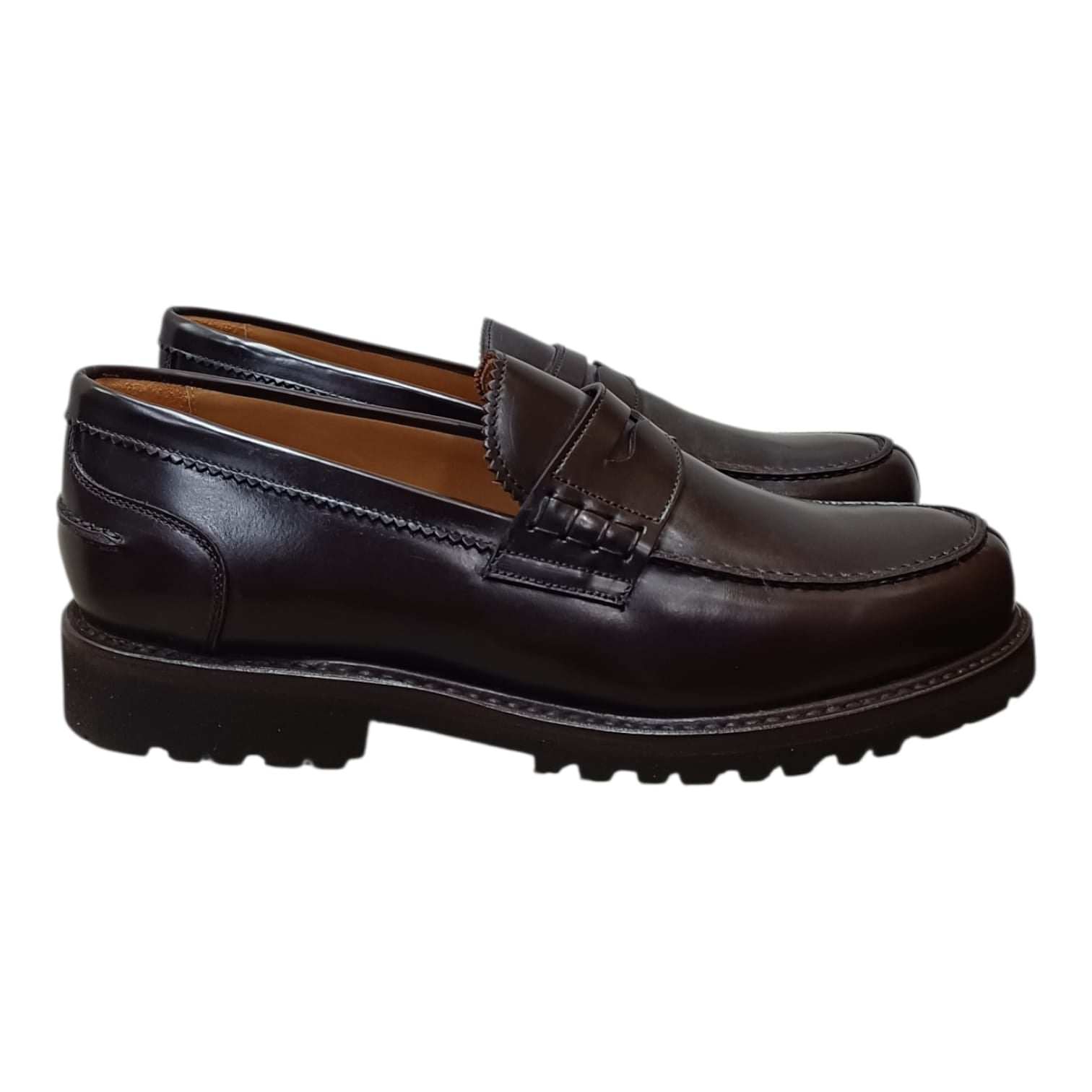 Berwick Mocassino pelle fondo gomma "Vibram"