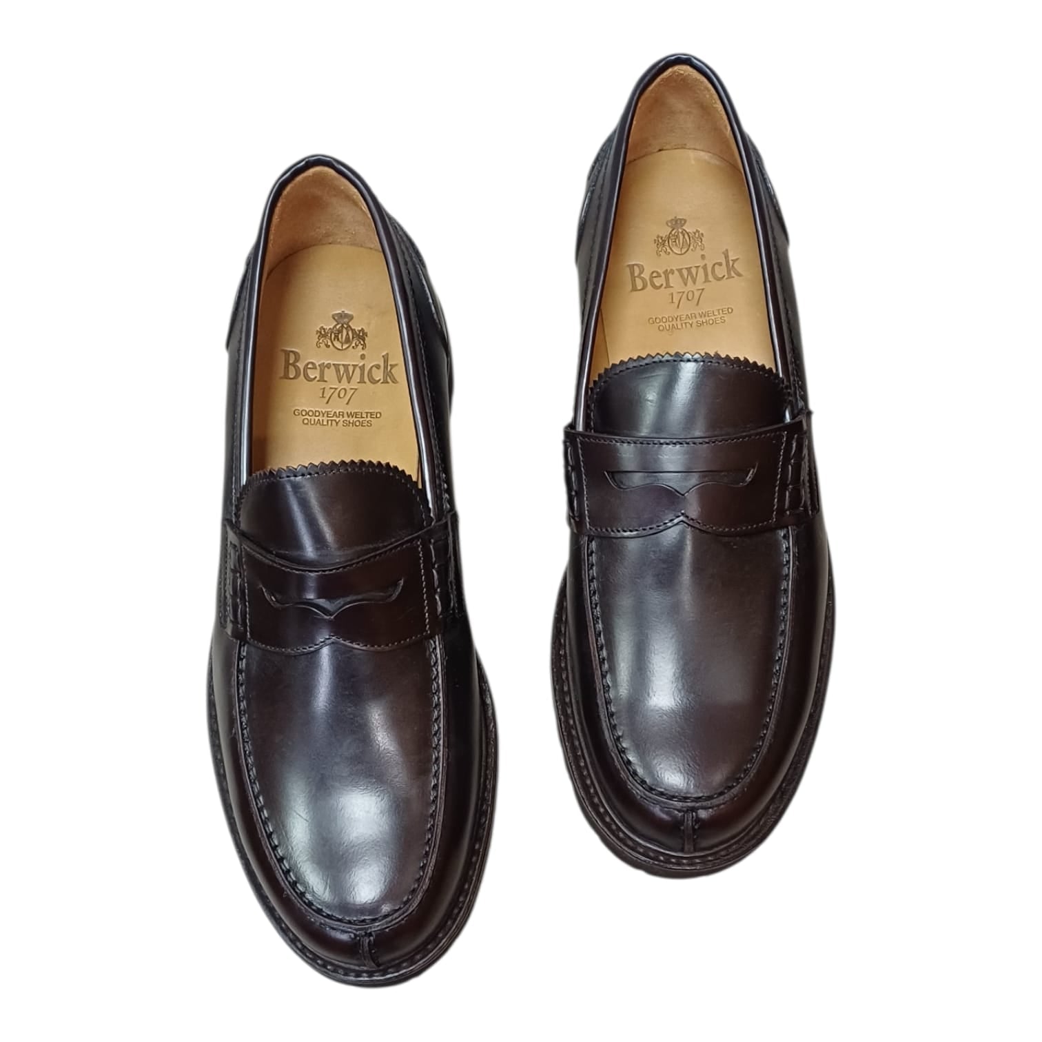 Berwick Mocassino pelle fondo gomma "Vibram"