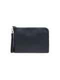 Alberto Luti Pochette uomo anticato in pelle