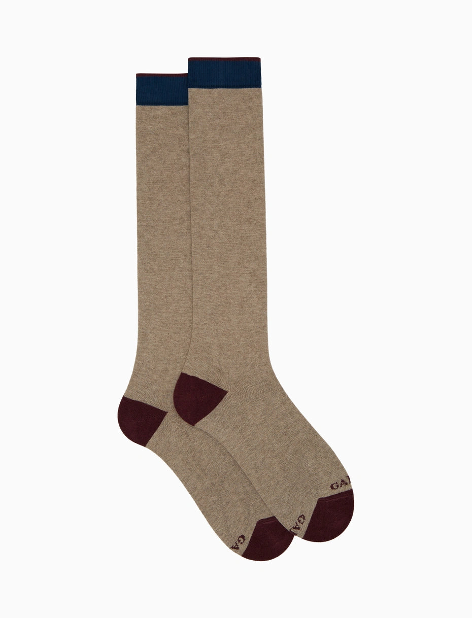 Gallo calza cotone e cashmere