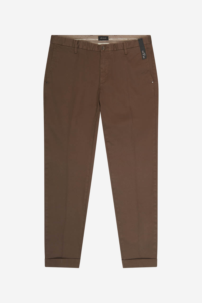 At.p.co Pantaloni chino Gabardina stretch