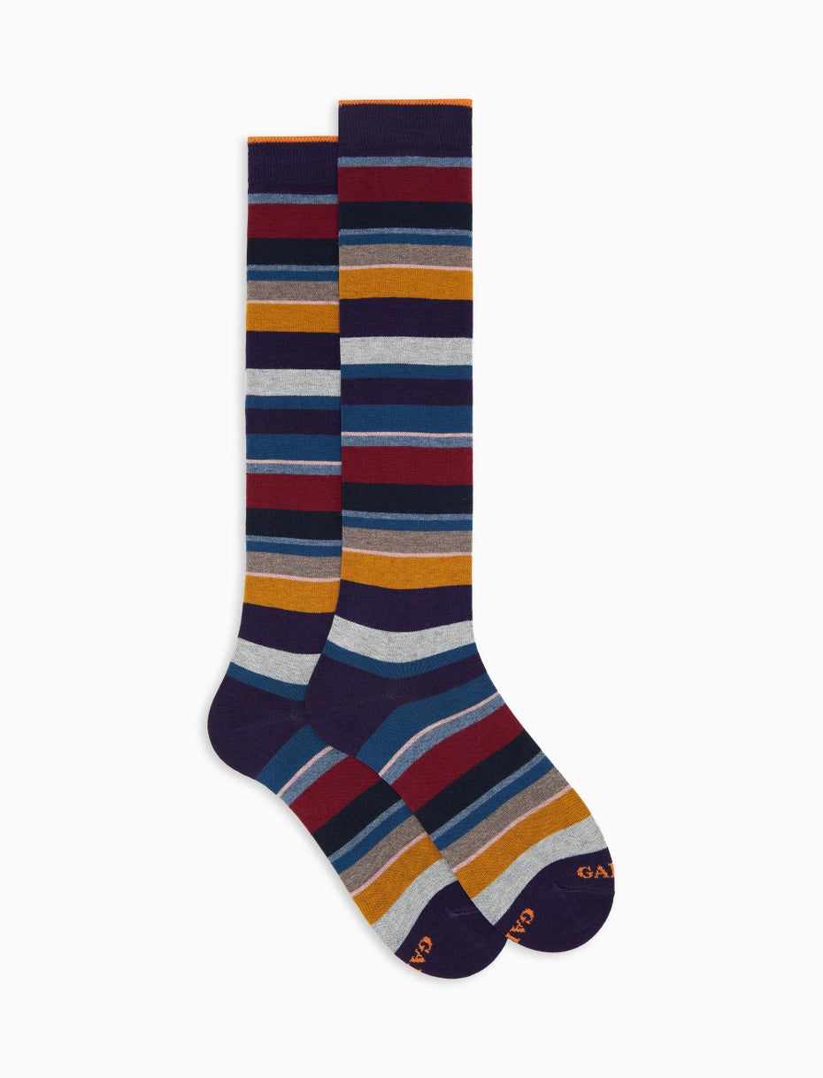 Gallo Calze caldo cotone righe multicolor