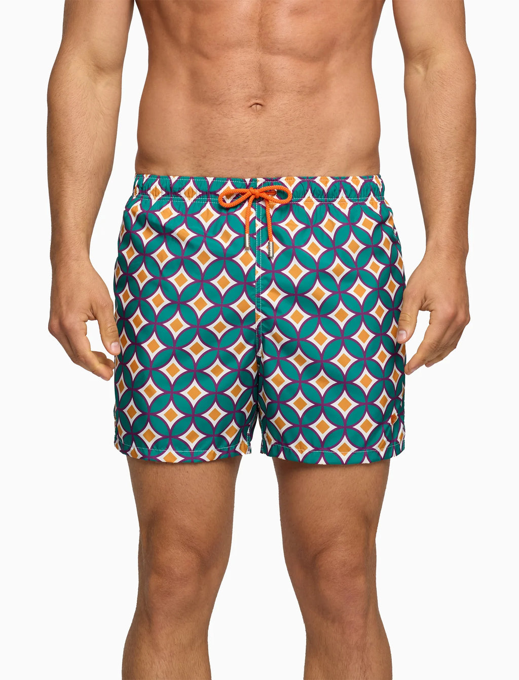 Gallo Boxer mare uomo fantasia cerchi intrecciati