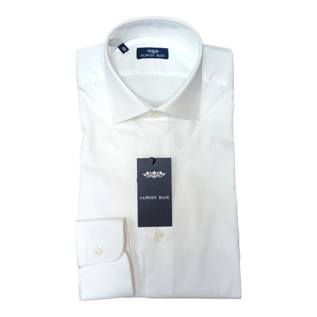 Camicia Almost Blue Twill tinta unita