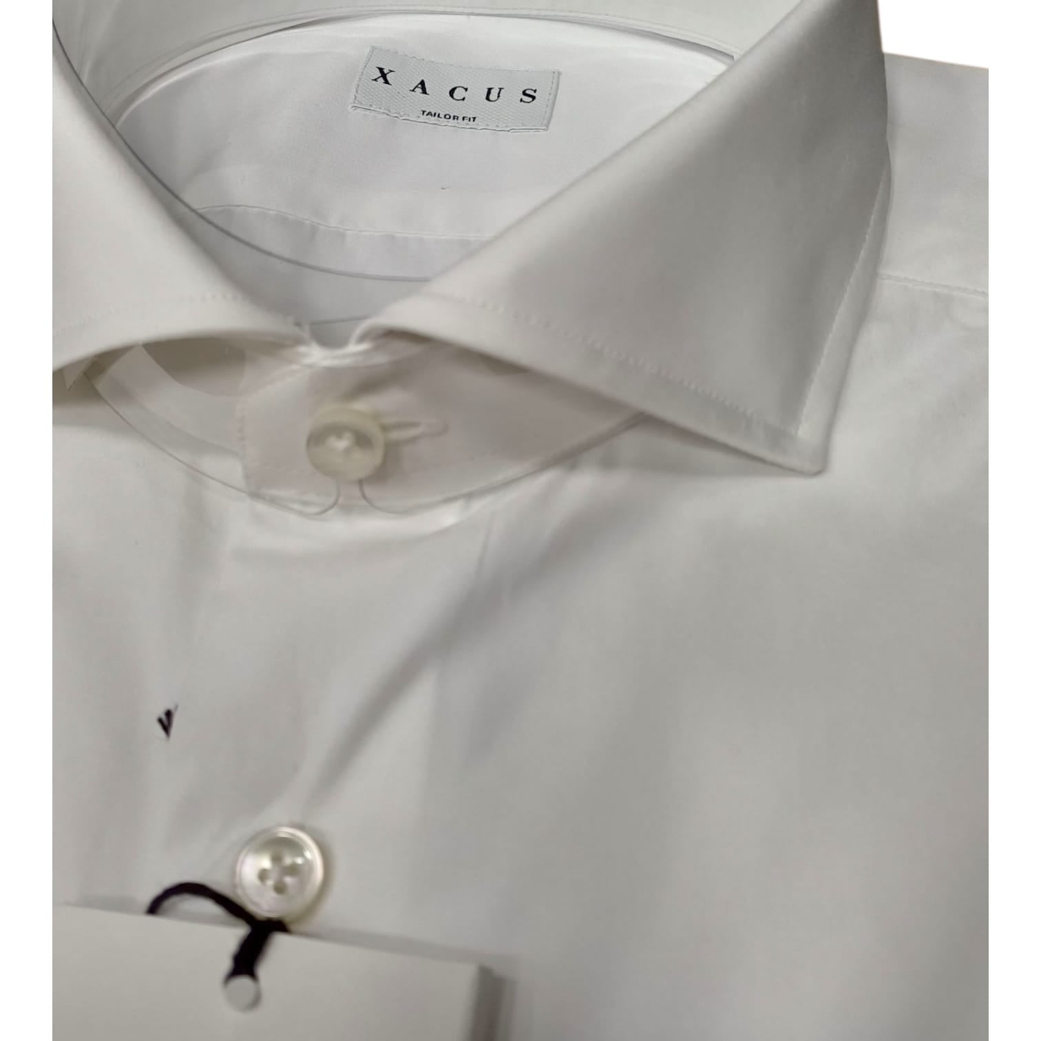 Xacus Camicia twill bianco
