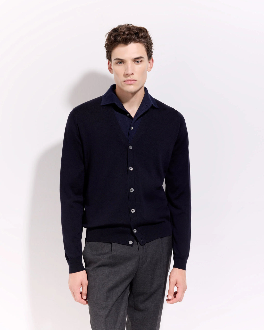 Fillippo De Laurentiis cardigan lana e cashmere