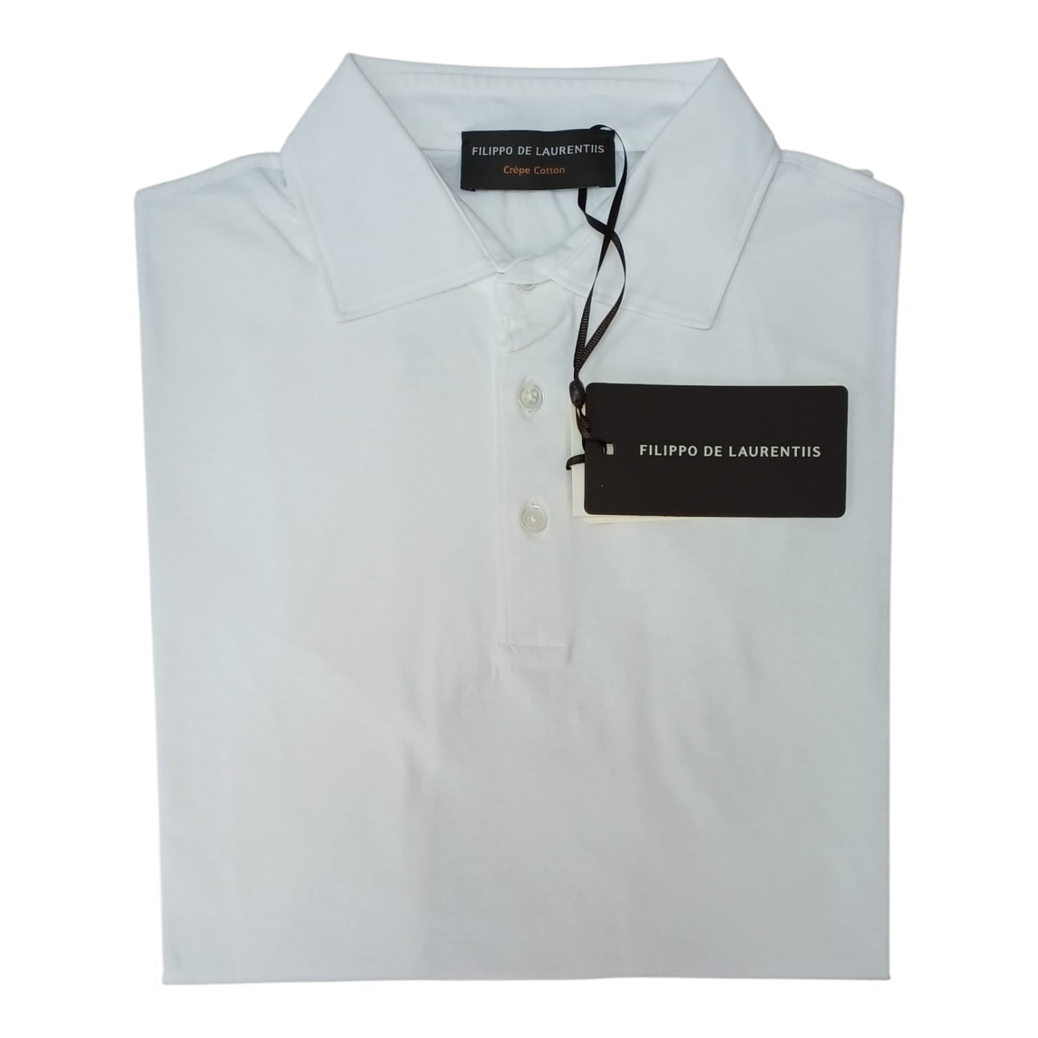 Filippo De Laurentiis Polo in crepe cotton