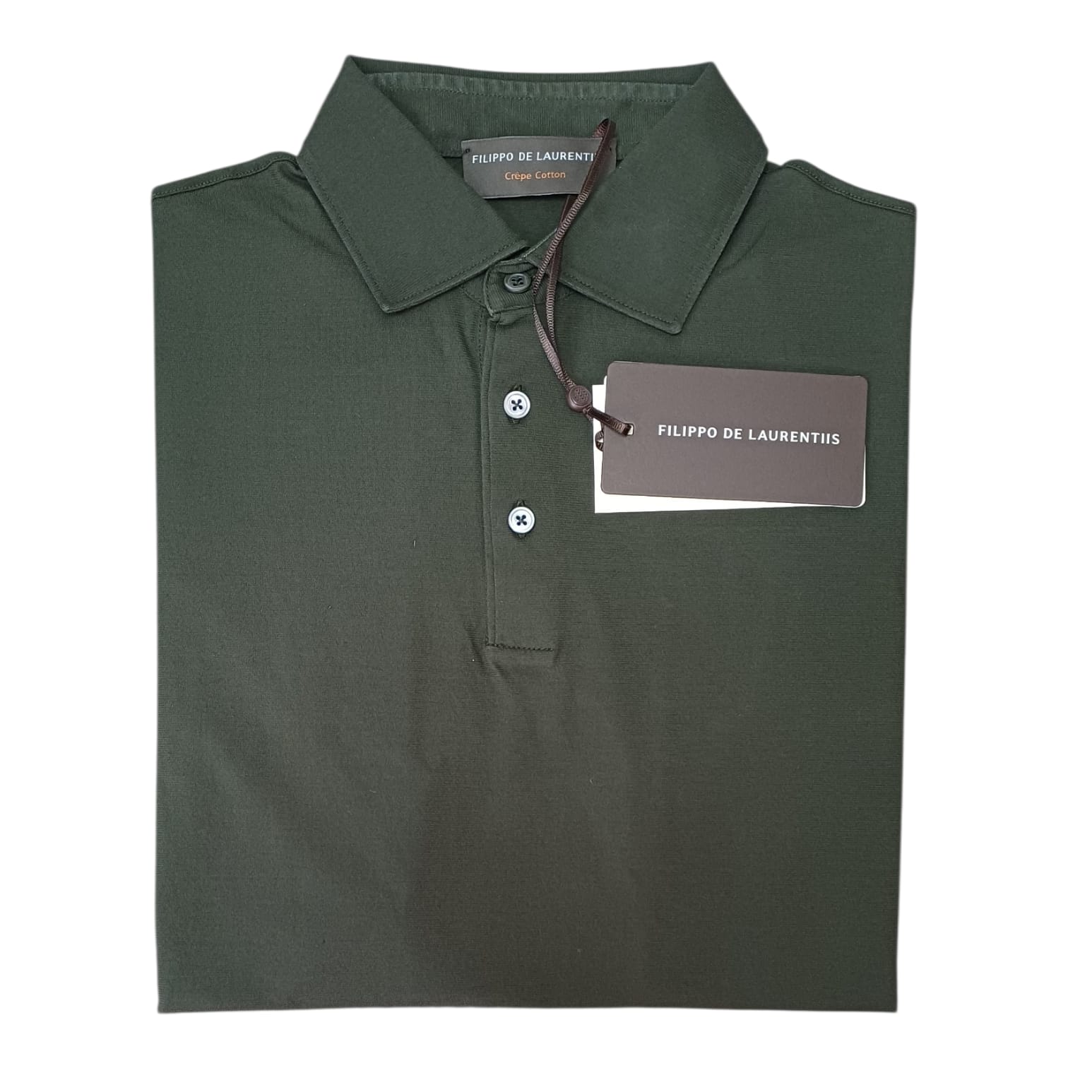 Filippo De Laurentiis Polo in crepe cotton