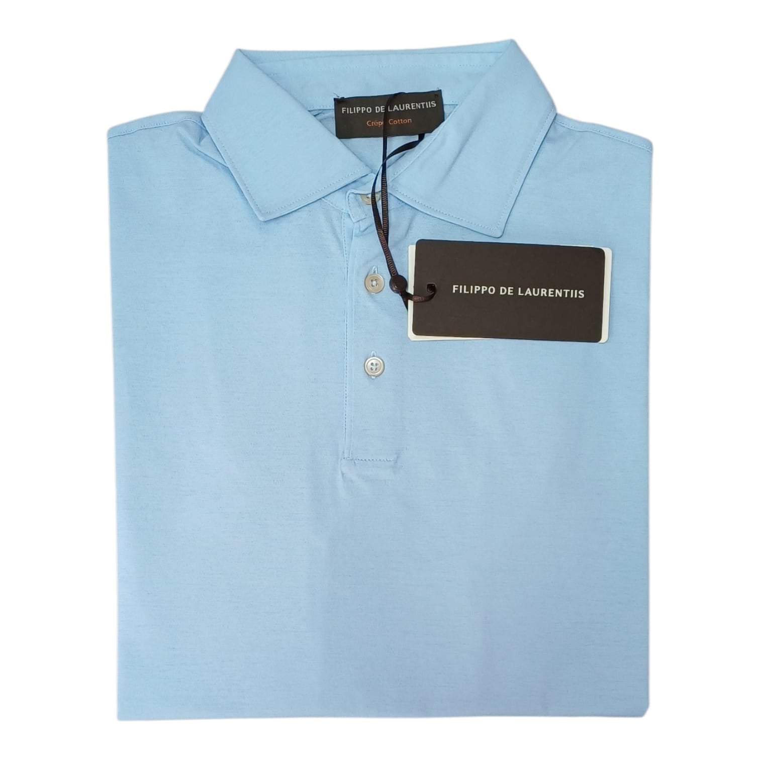 Filippo De Laurentiis Polo in crepe cotton