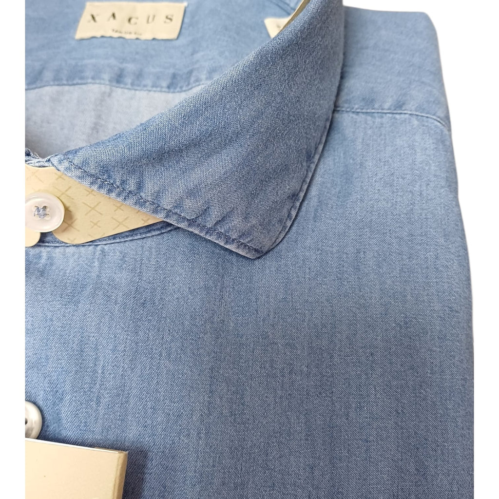 Xacus Camicia in tela chambray