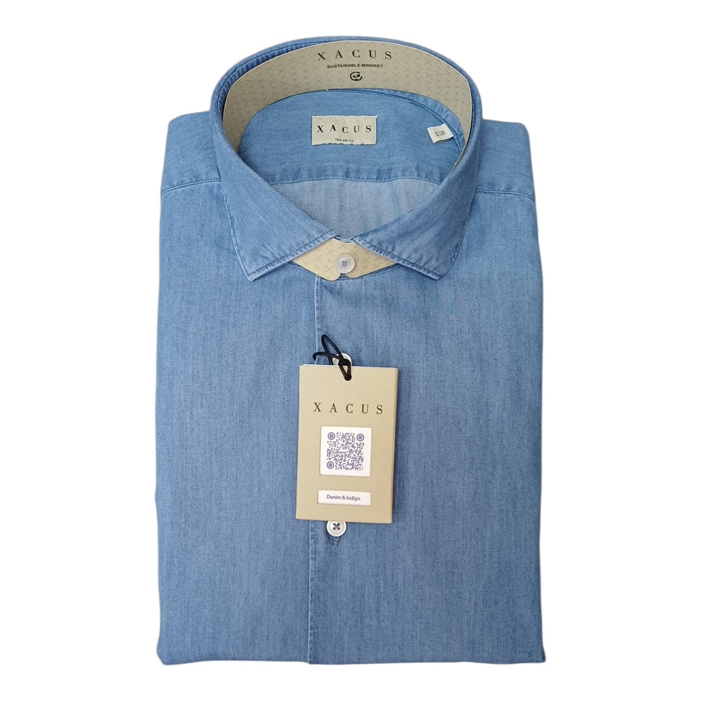 Xacus Camicia in tela chambray