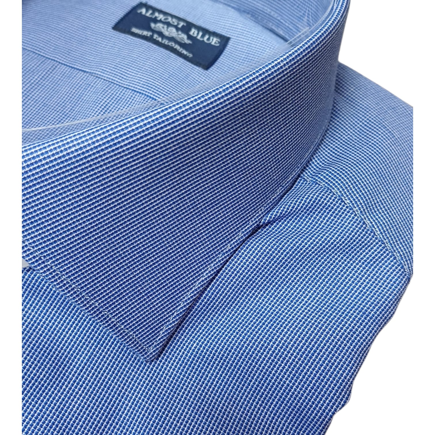 Camicia Almost blue falso unito