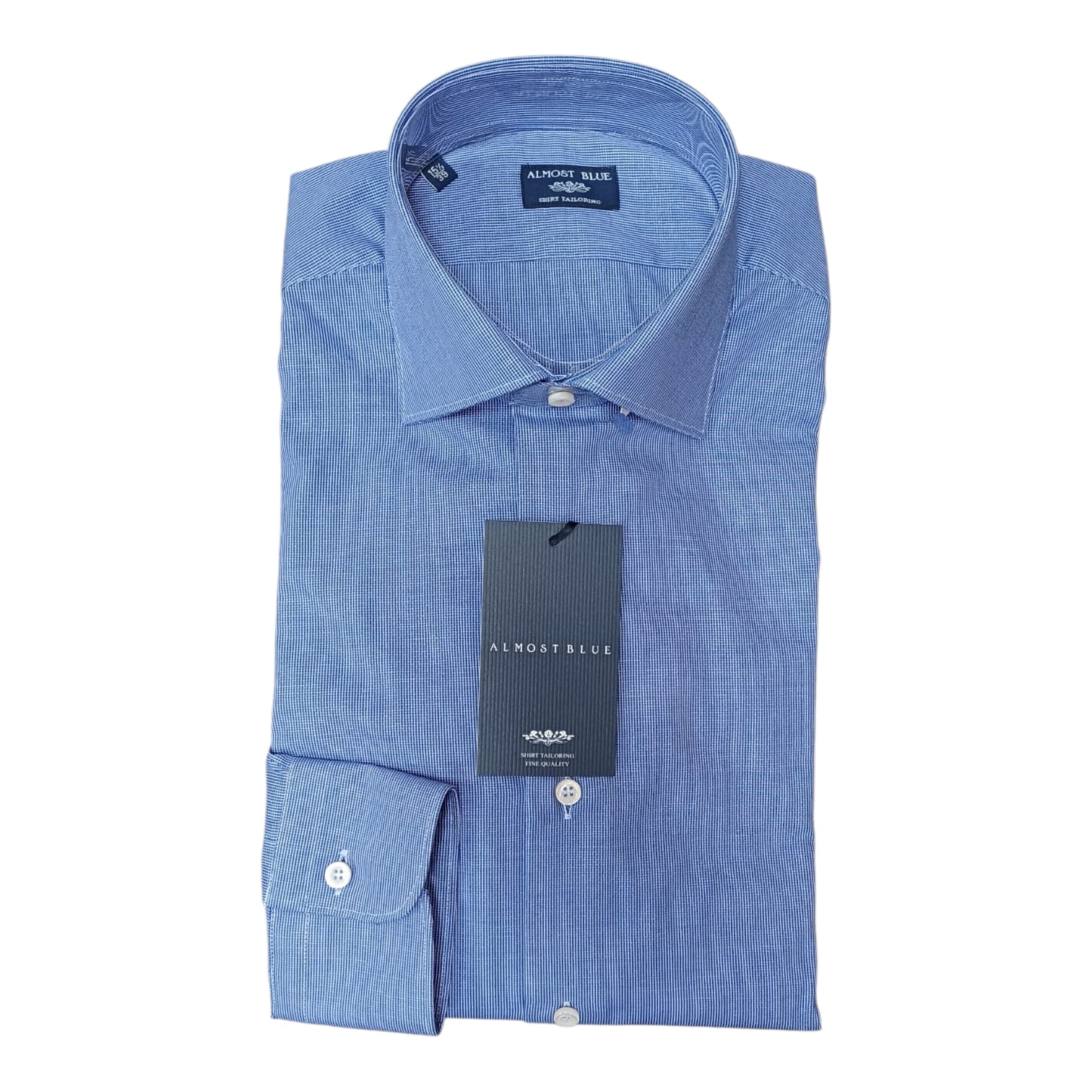 Camicia Almost blue falso unito