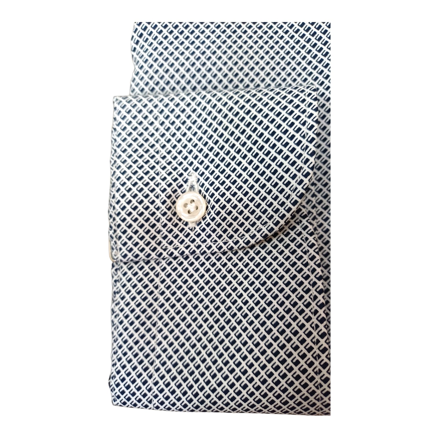 Camicia Almost blue fantasia bianco stampato