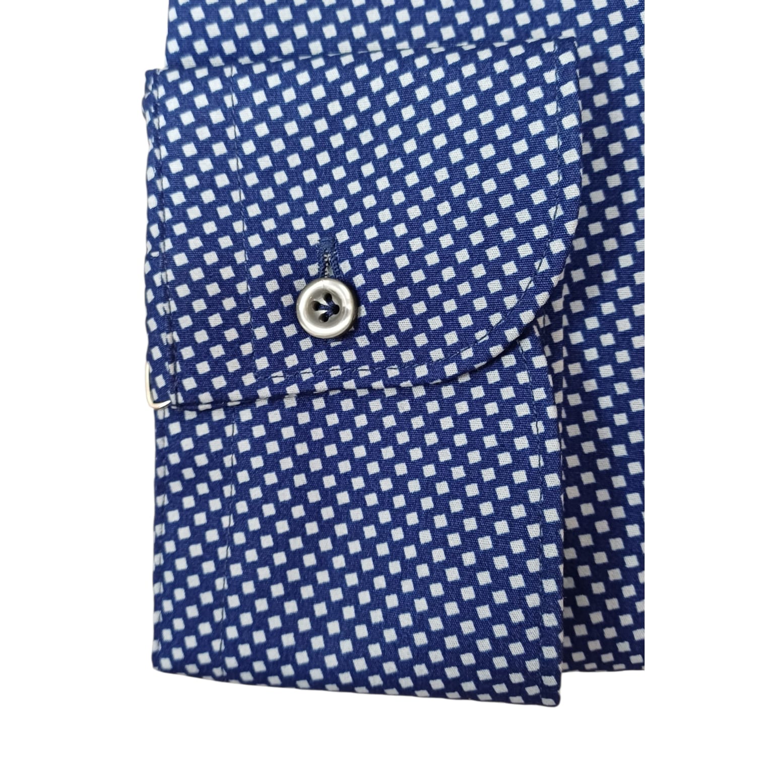 Camicia Almost blue fantasia stampata blu