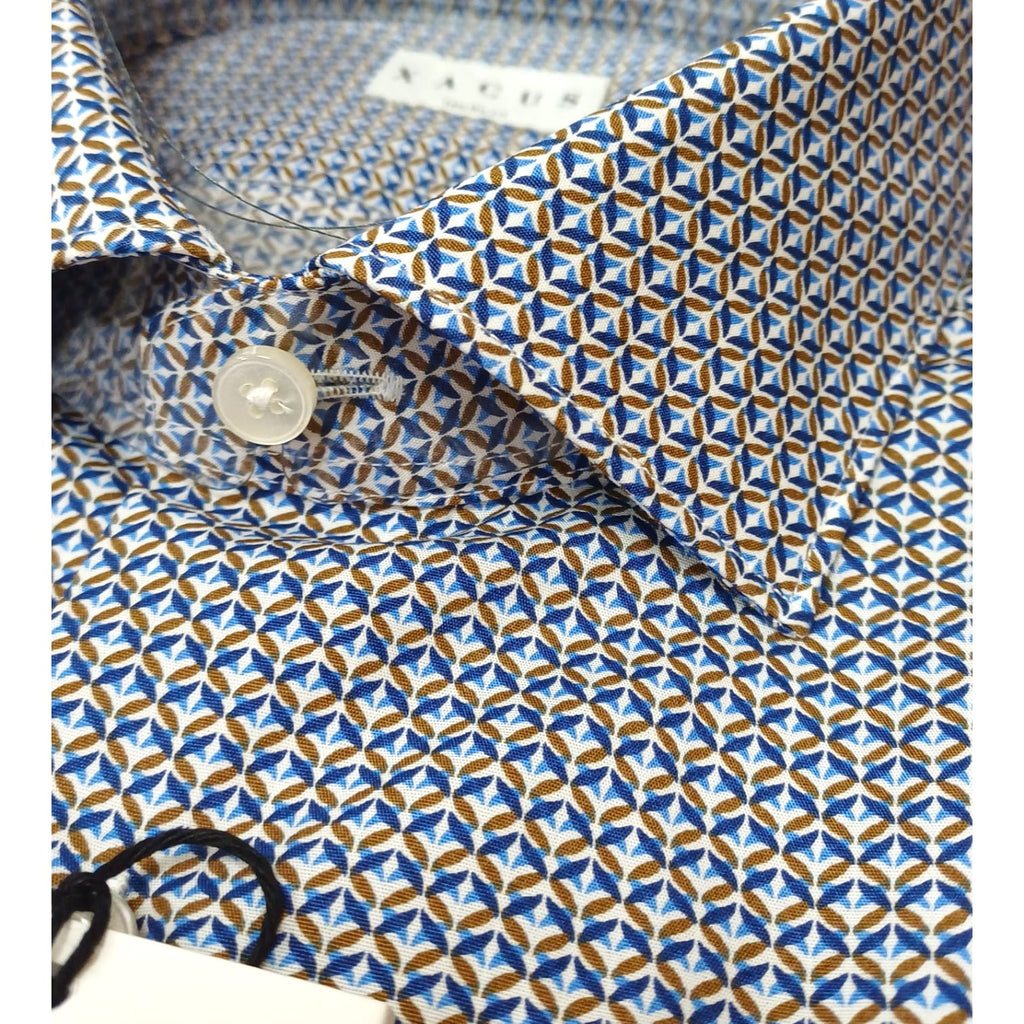 Xacus Camicia micro fantasia