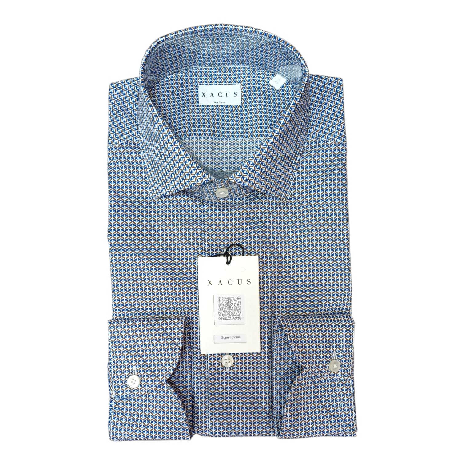 Xacus Camicia micro fantasia