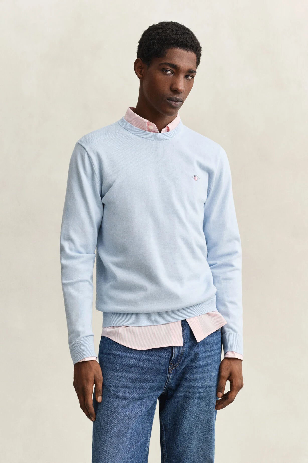 Gant maglia girocollo in cotone