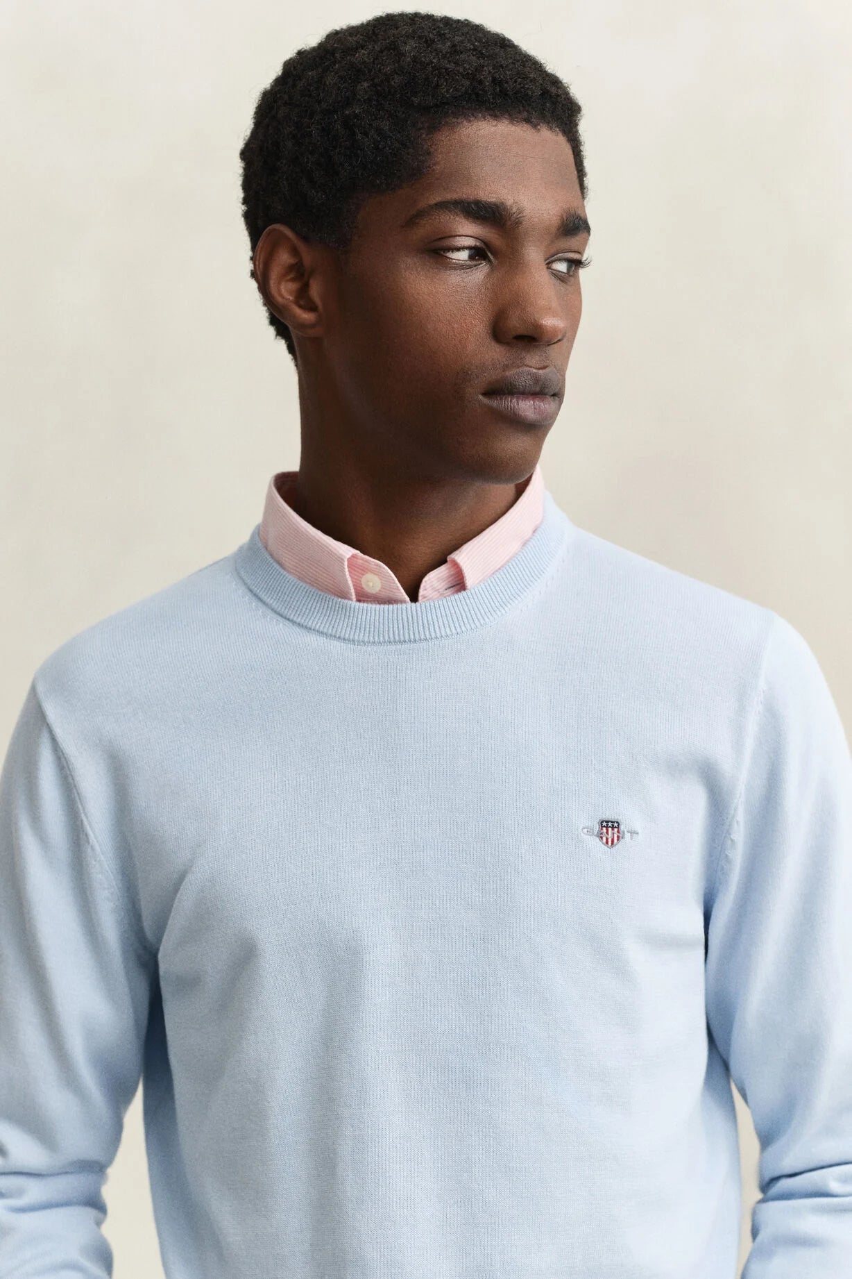 Gant maglia girocollo in cotone
