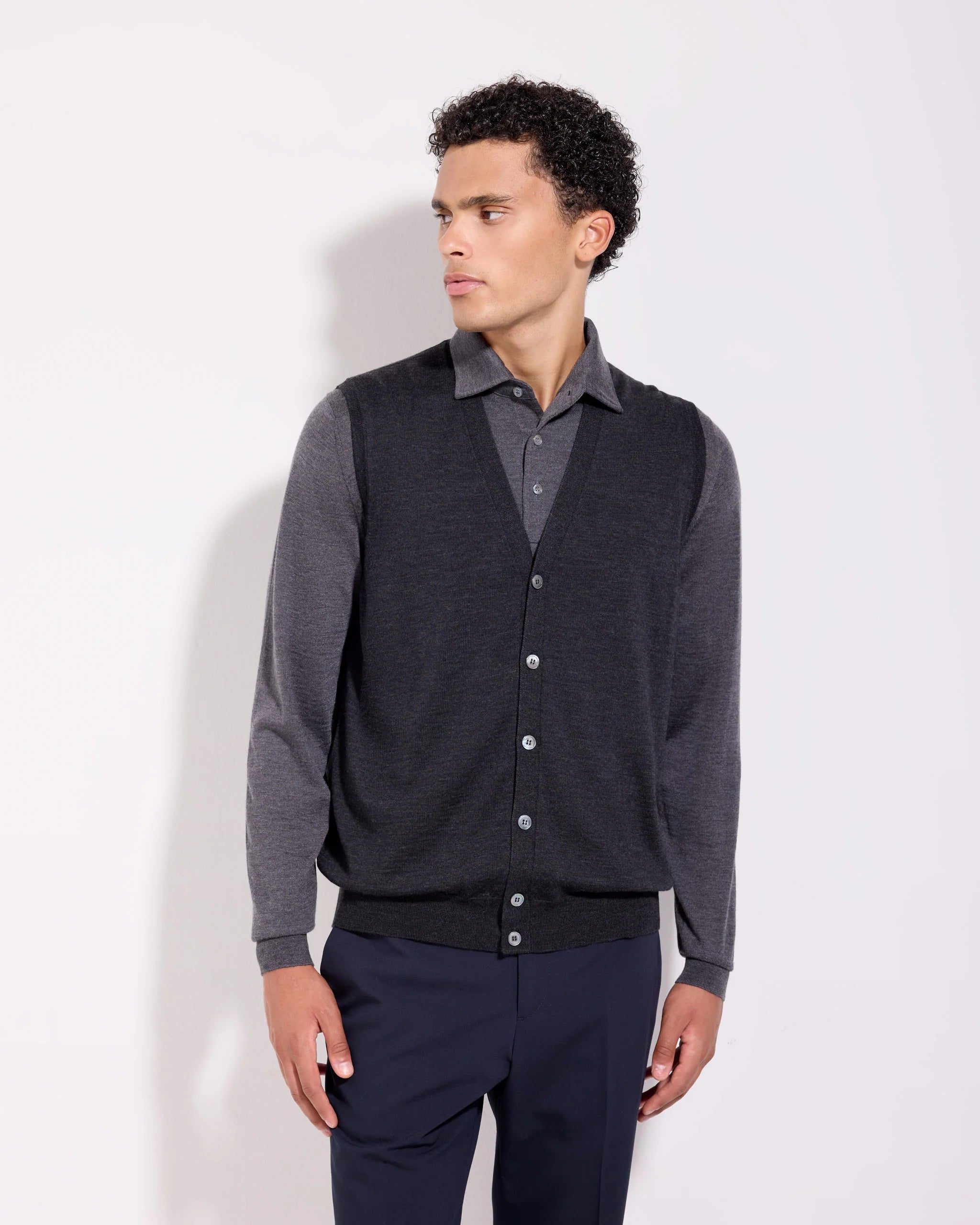 Filippo De Laurentiis Gilet lana e cashmere