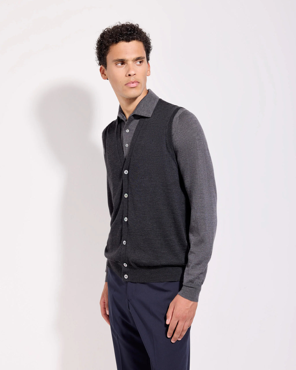 Filippo De Laurentiis Gilet lana e cashmere