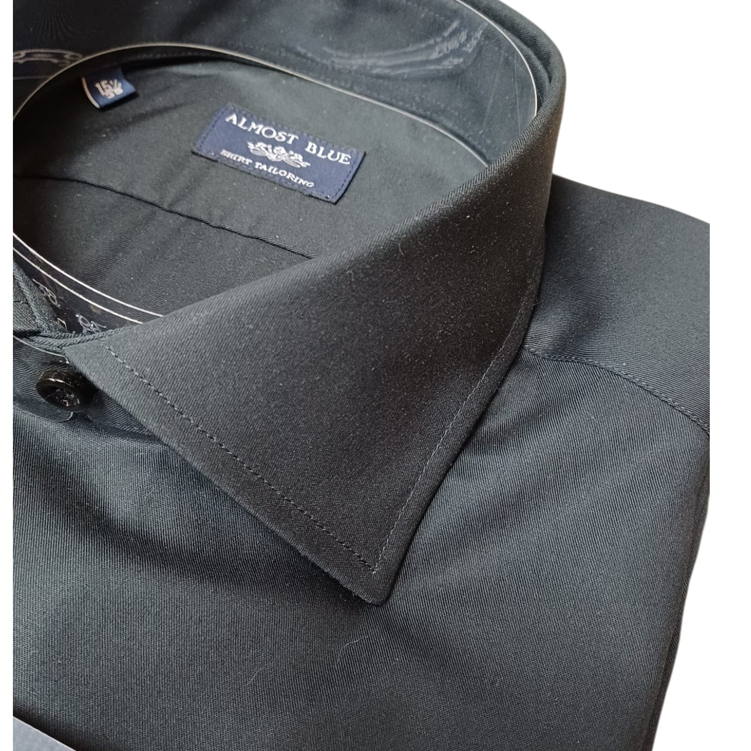 Camicia Almost Blue Twill tinta unita