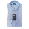 Camicia Almost Blue riga stretta collo francese