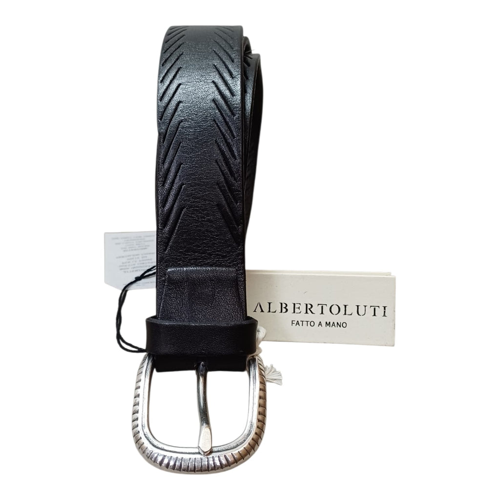 Alberto Luti cintura uomo con intarsi