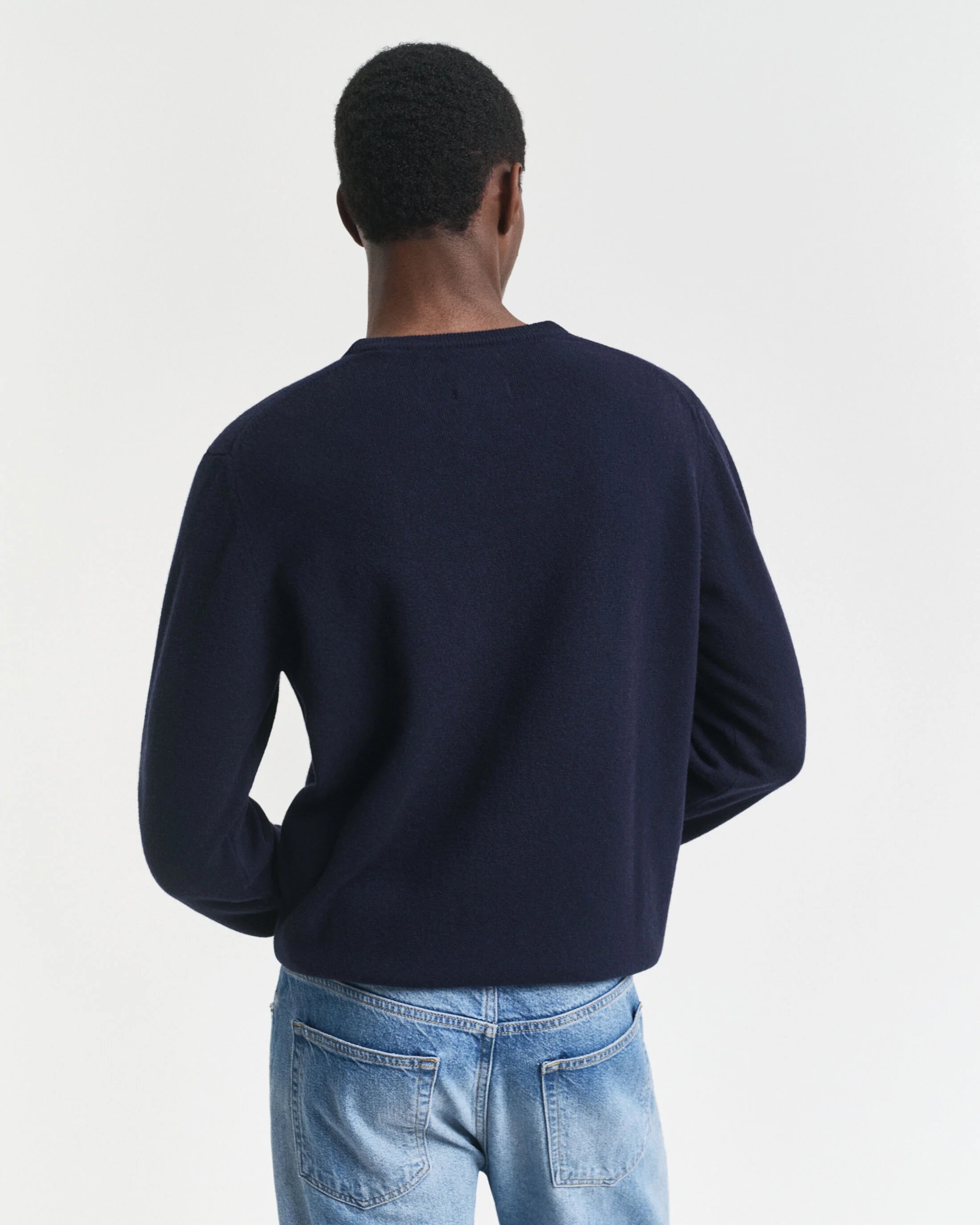 GANT Maglia girocollo in finissima lana d’agnello