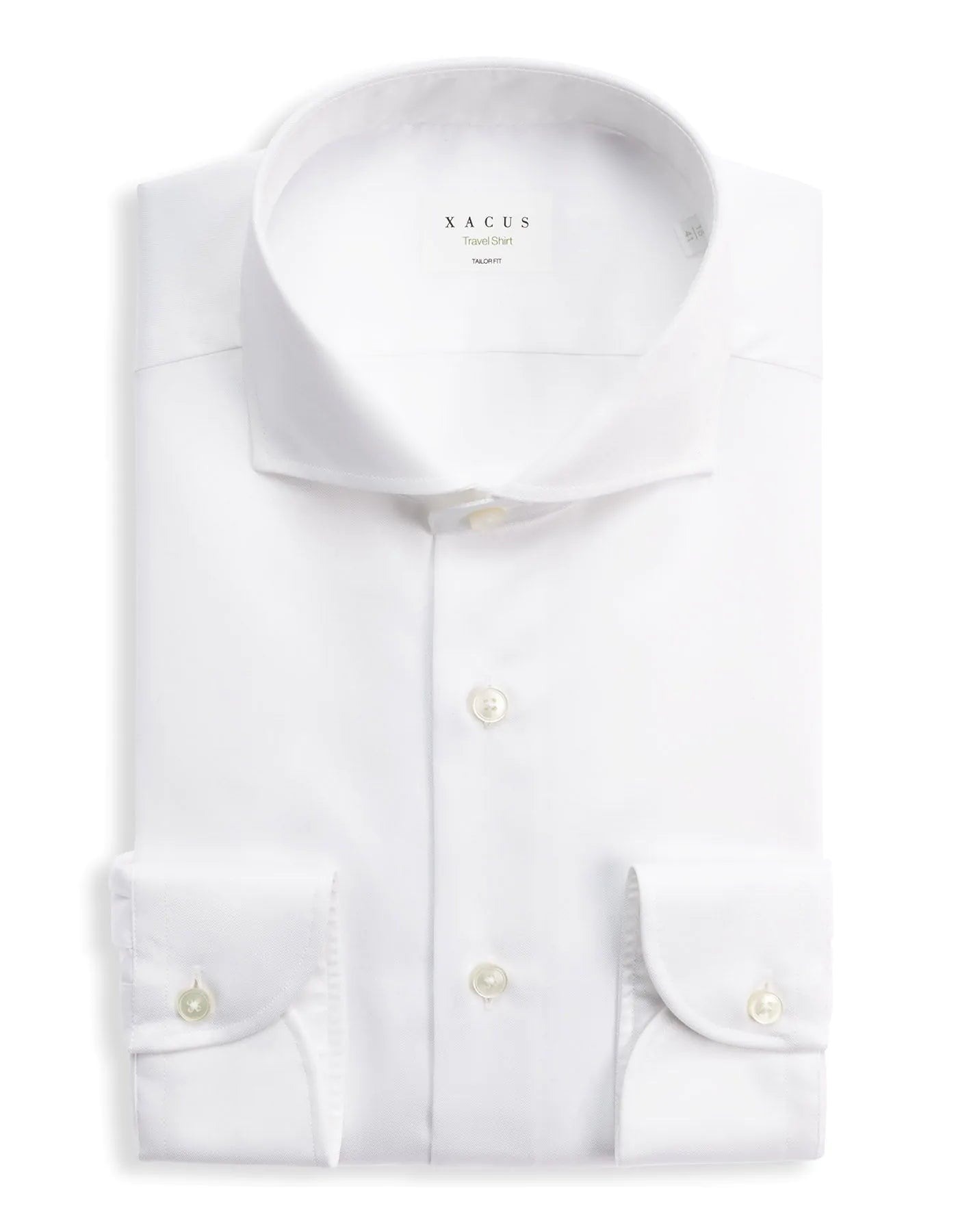Xacus Camicia collo francese Tinta unita twill